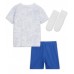 Frankrike Barnkläder Borta matchtröja till baby VM 2022 Kortärmad (+ Korta byxor) Billigt